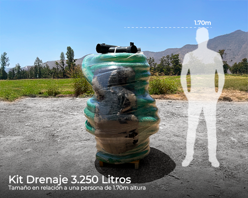 Kit drenaje 3250 lts.