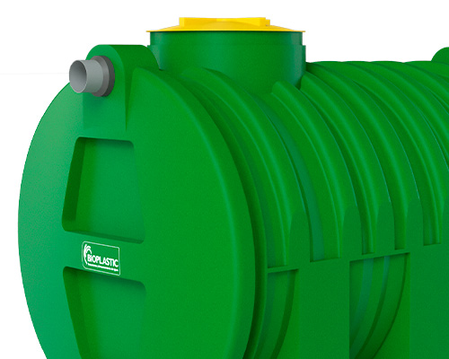 Fosa séptica horizontal 3250 lts monoblock