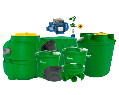 Combo fosa y estanque 1200 lts
